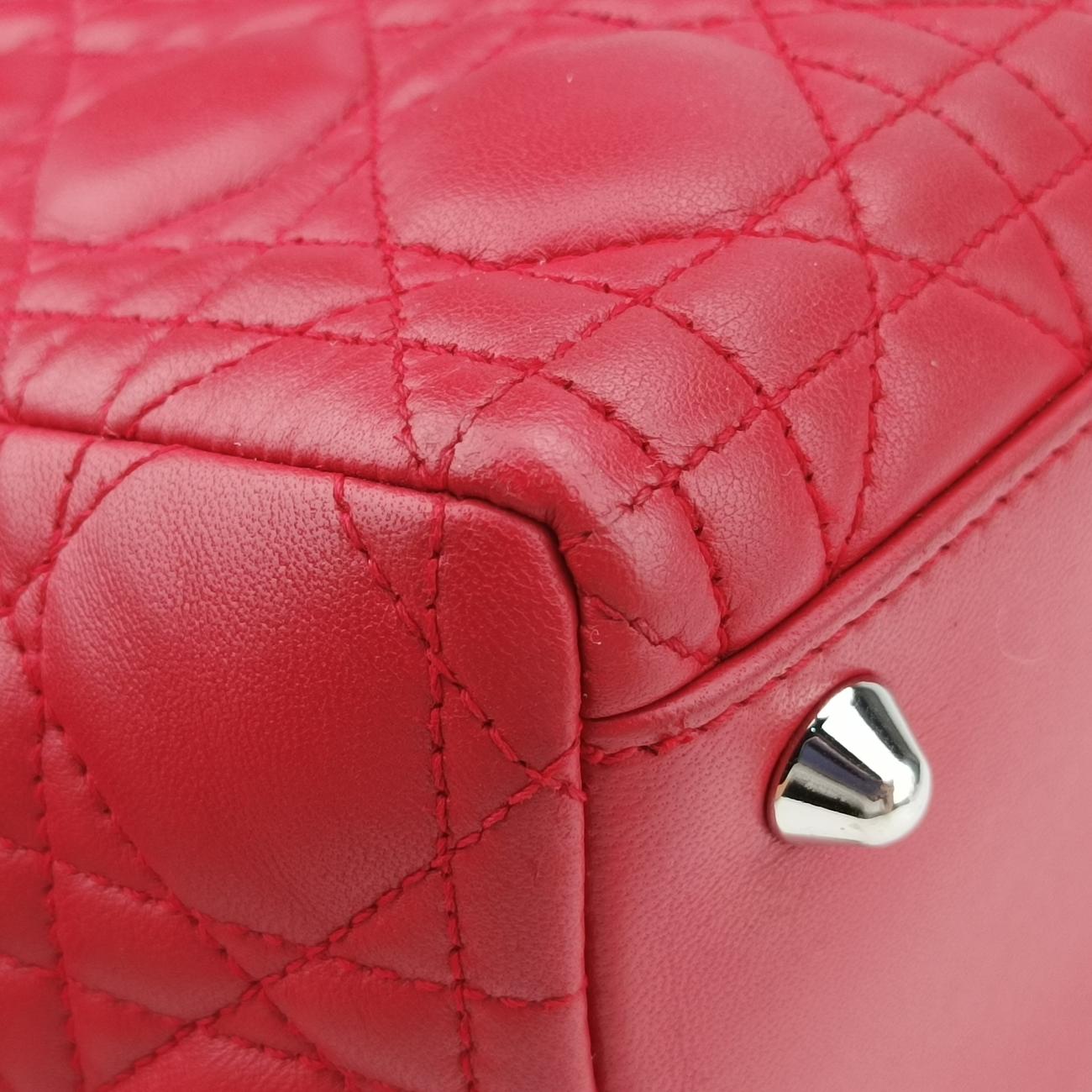 Lady DiorRedlambskin08-MA-0191レディディオールレッドラムスキン08-MA-0191