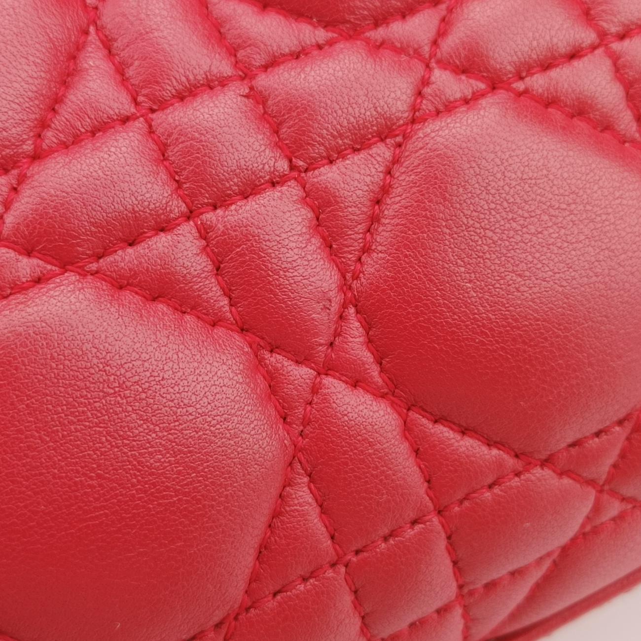 Lady DiorRedlambskin08-MA-0191レディディオールレッドラムスキン08-MA-0191