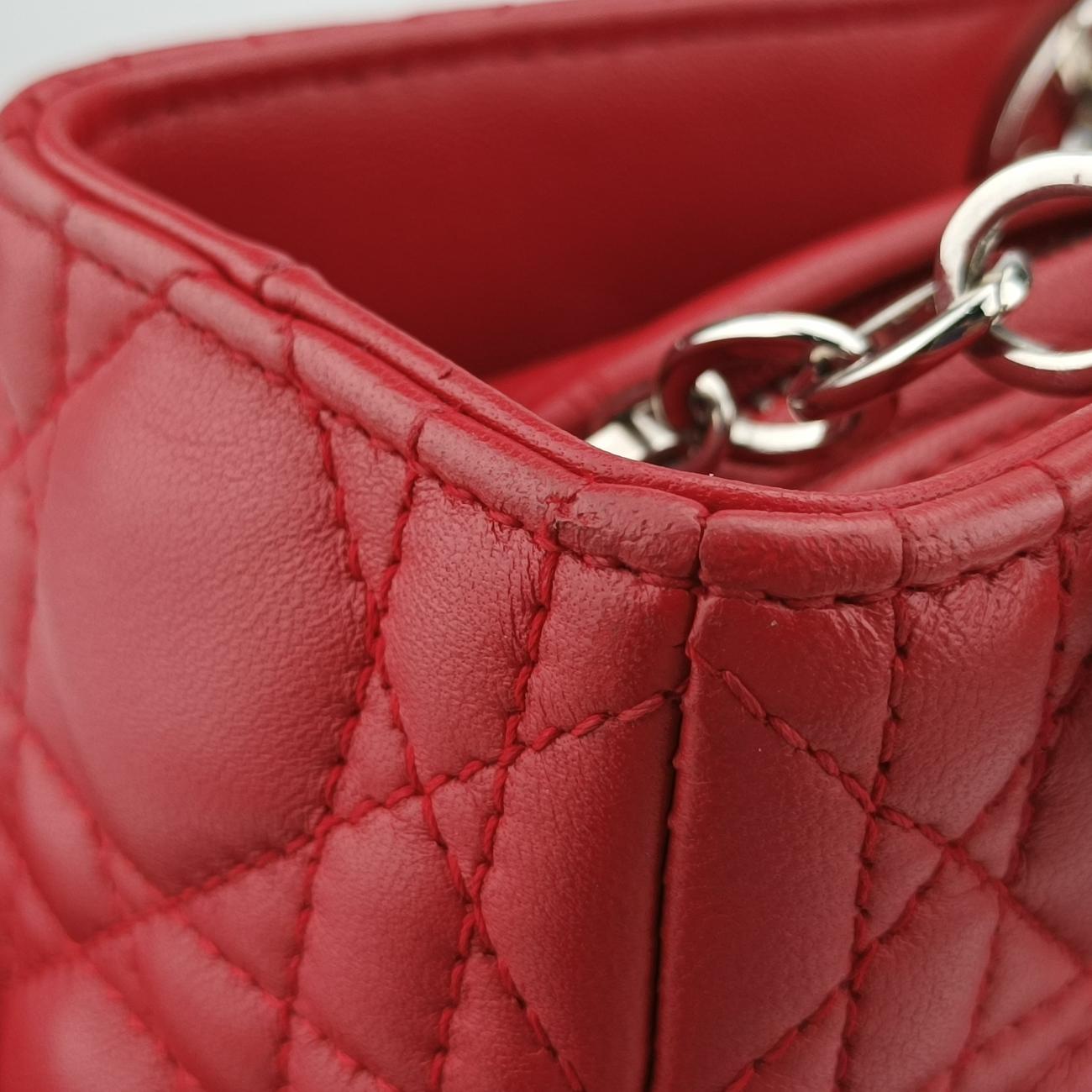 Lady DiorRedlambskin08-MA-0191レディディオールレッドラムスキン08-MA-0191