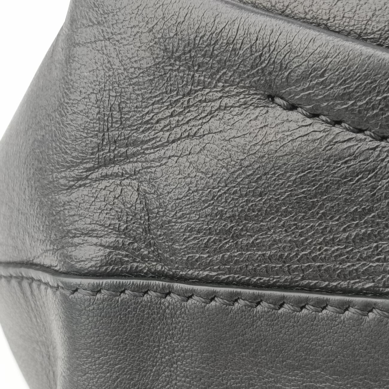 Nappa Skull Four RingBlackLeather631864 494885ナッパスカルフォーリングブラックレザー631864 494885