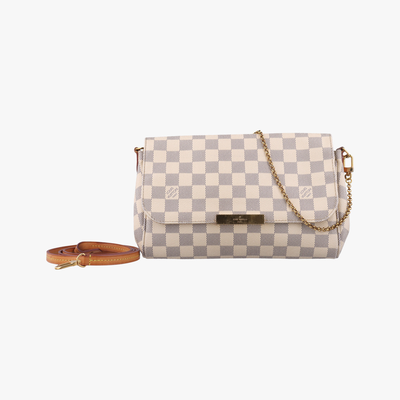 FAVORITE MMAzurDamier CanvasN41275DU3166フェイボリットMMアズールダミエキャンバスN41275DU3166