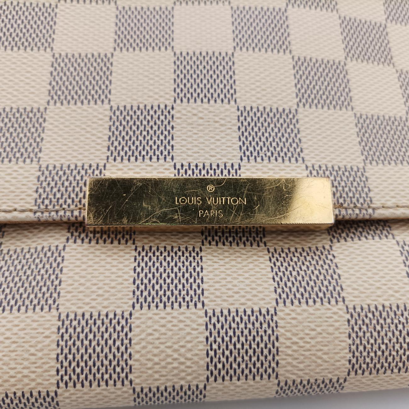 FAVORITE MMAzurDamier CanvasN41275DU3166フェイボリットMMアズールダミエキャンバスN41275DU3166