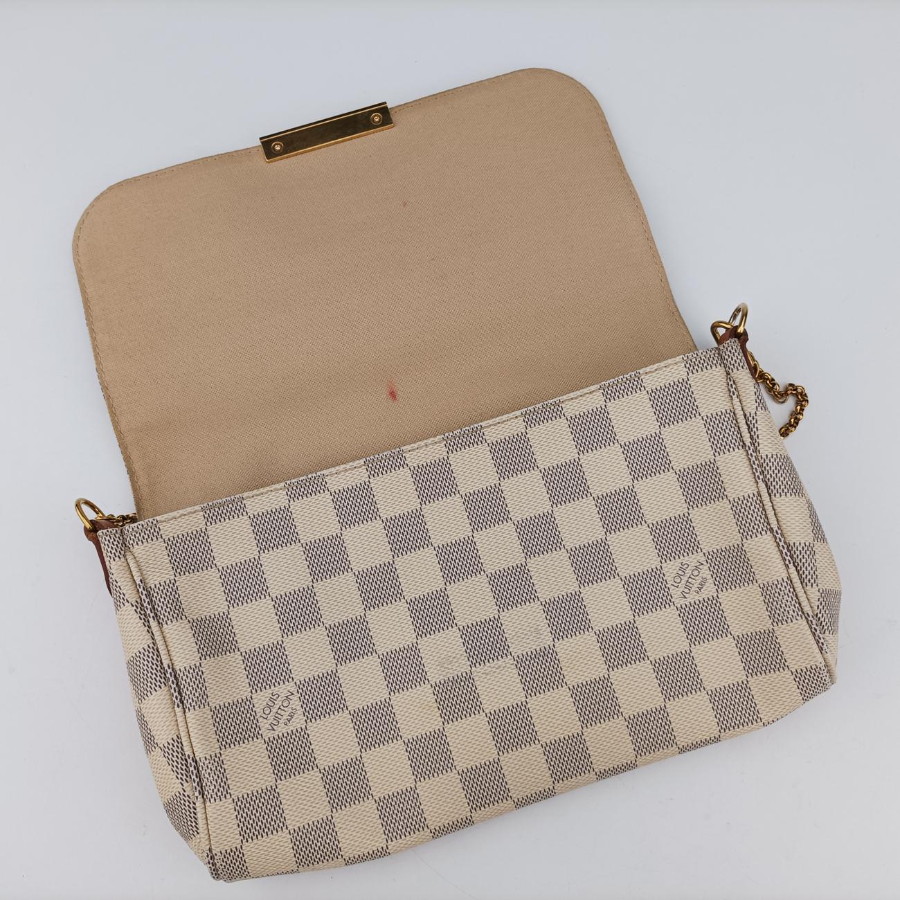 FAVORITE MMAzurDamier CanvasN41275DU3166フェイボリットMMアズールダミエキャンバスN41275DU3166