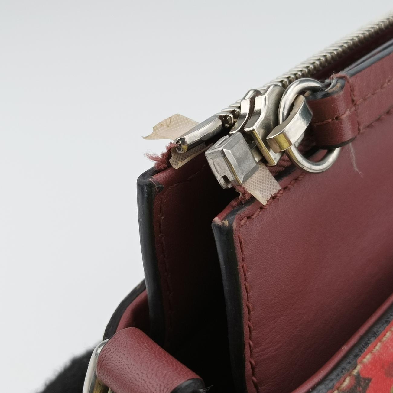 GG Bloomsbeige×MulticolourPVC coated canvas453177E021210390GGブルームスベージュ×マルチカラーPVCコーティングキャンバス453177E021210390