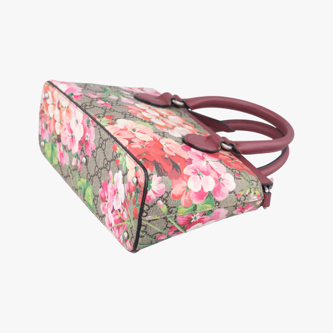 GG Bloomsbeige×MulticolourPVC coated canvas453177E021210390GGブルームスベージュ×マルチカラーPVCコーティングキャンバス453177E021210390