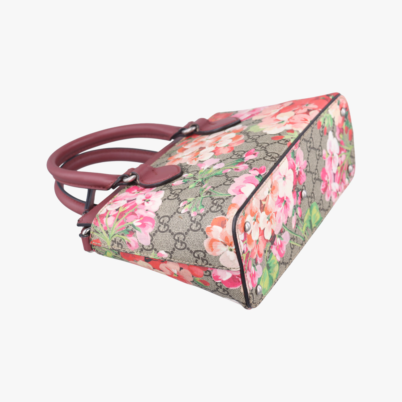 GG Bloomsbeige×MulticolourPVC coated canvas453177E021210390GGブルームスベージュ×マルチカラーPVCコーティングキャンバス453177E021210390