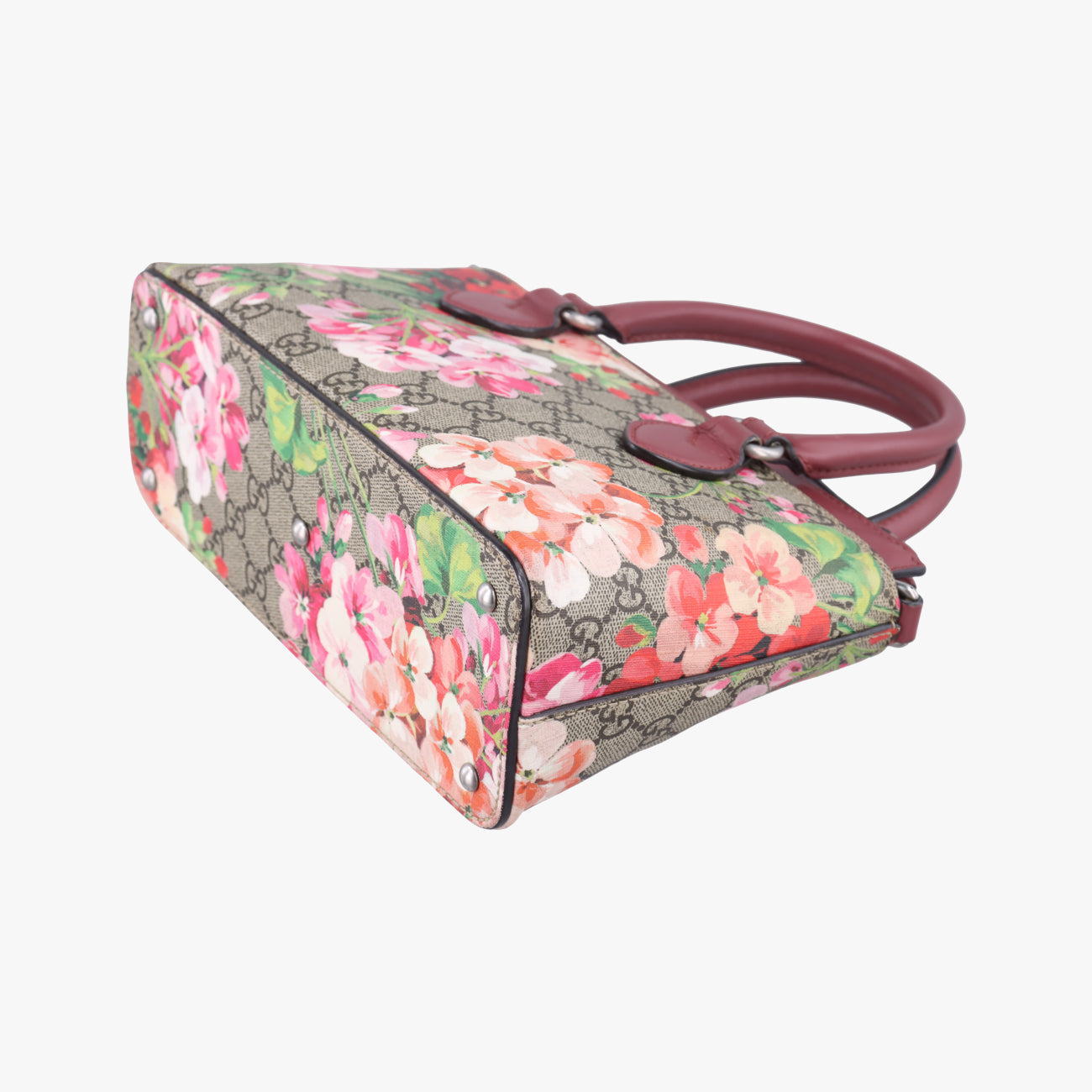 GG Bloomsbeige×MulticolourPVC coated canvas453177E021210390GGブルームスベージュ×マルチカラーPVCコーティングキャンバス453177E021210390