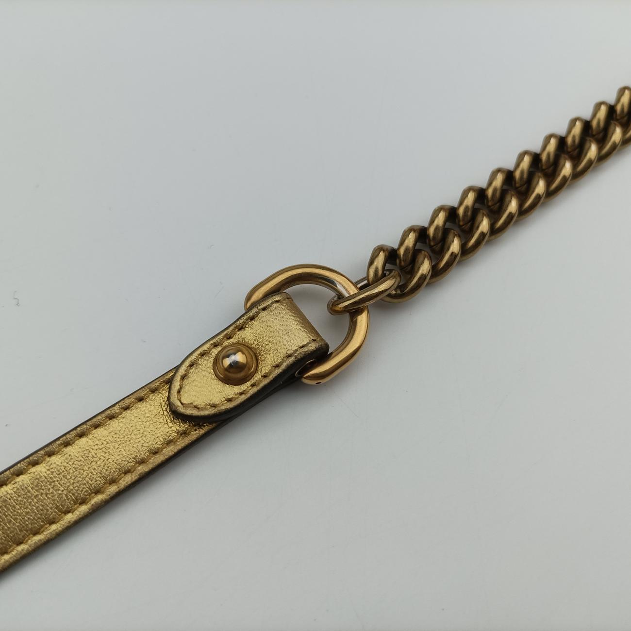 GG MarmontGoldenLeather446744I021447916GGマーモントゴールドレザー446744I021447916