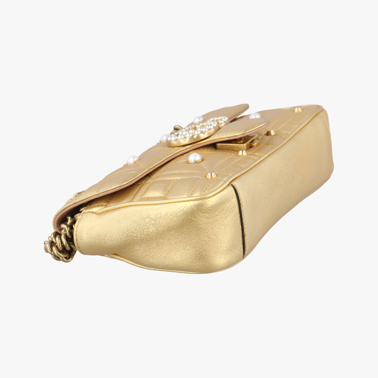 GG MarmontGoldenLeather446744I021447916GGマーモントゴールドレザー446744I021447916