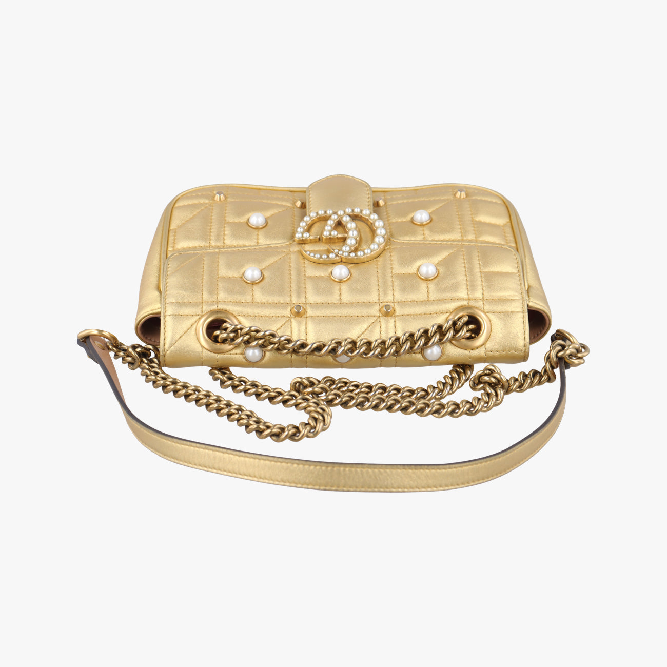 GG MarmontGoldenLeather446744I021447916GGマーモントゴールドレザー446744I021447916