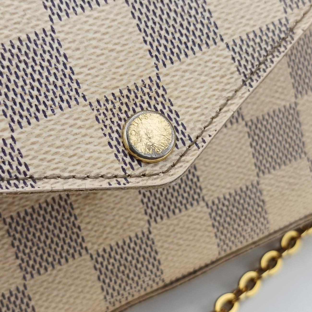 Pochette FéLICIEAzurDamier CanvasN63106MI3176ポシェットフェリシーアズールダミエキャンバスN63106MI3176