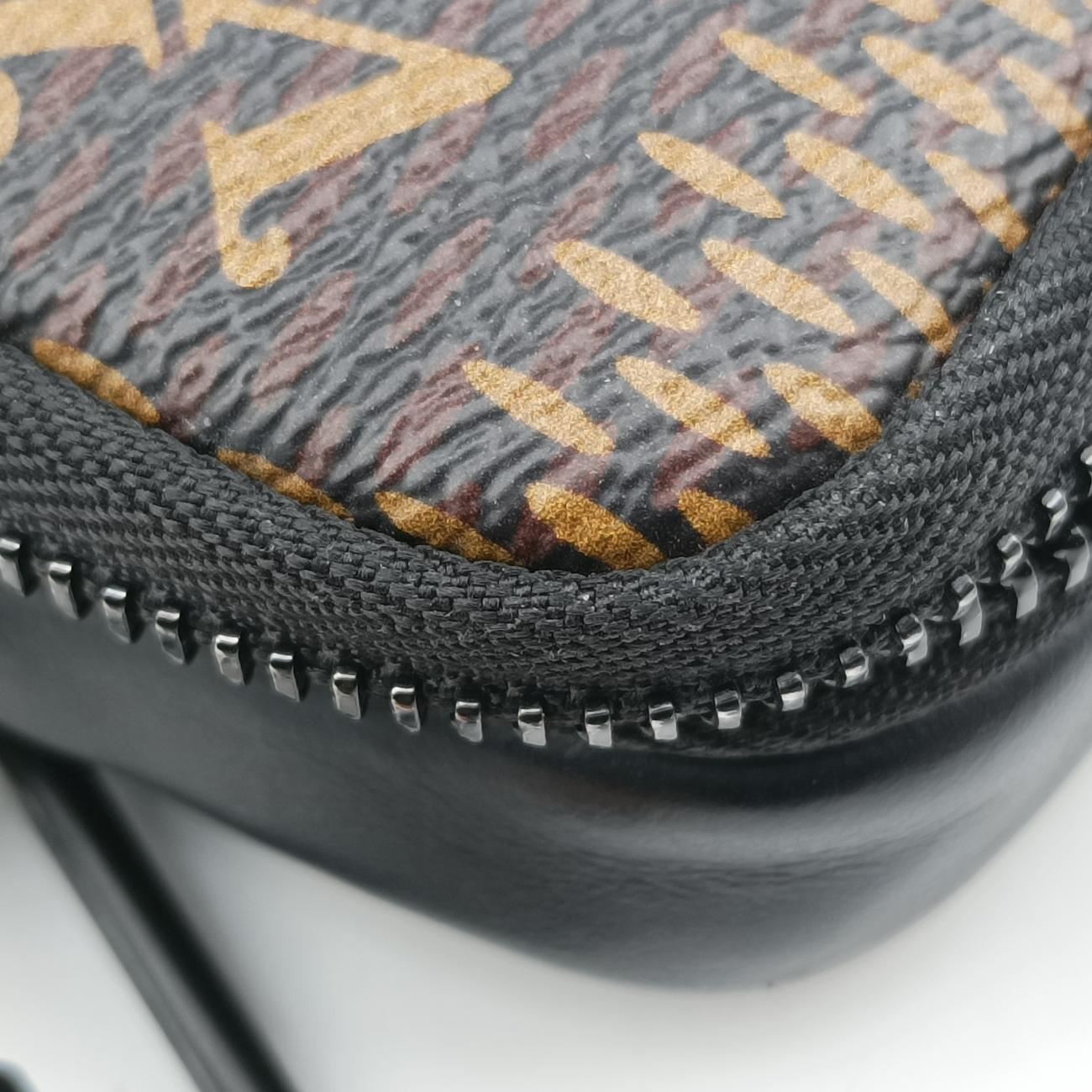 NIGO collaboration Double phone pouchEBENEDamier GiantN40377TR2250NIGOコラボ ダブルフォンポーチエベヌダミエ ジャイアントN40377TR2250