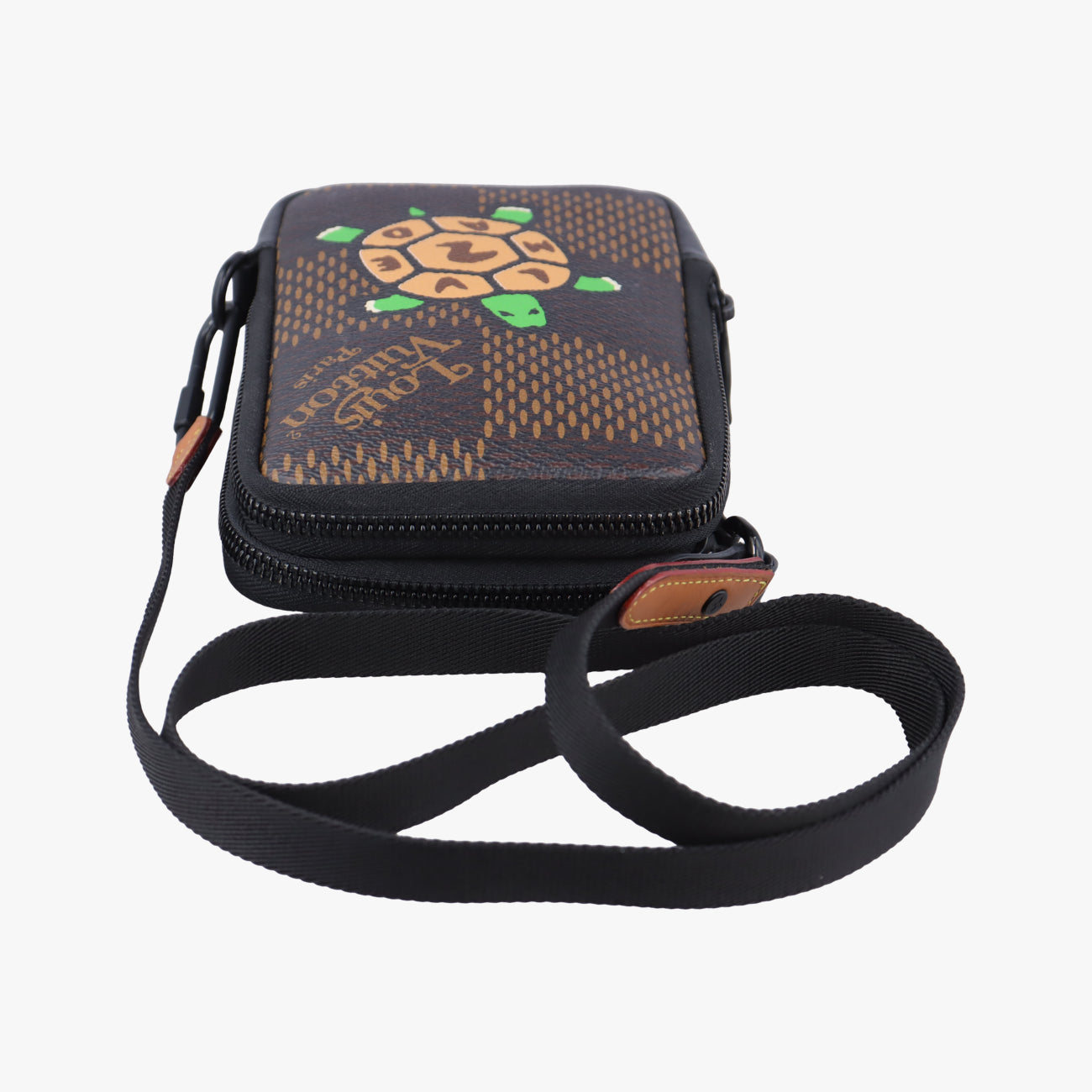 NIGO collaboration Double phone pouchEBENEDamier GiantN40377TR2250NIGOコラボ ダブルフォンポーチエベヌダミエ ジャイアントN40377TR2250