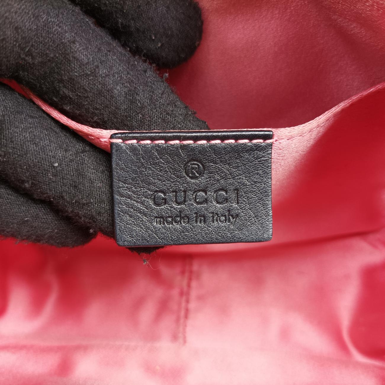 GG MarmontBlack×whiteLeather448065C021215570GGマーモントブラック×ホワイトレザー448065C021215570