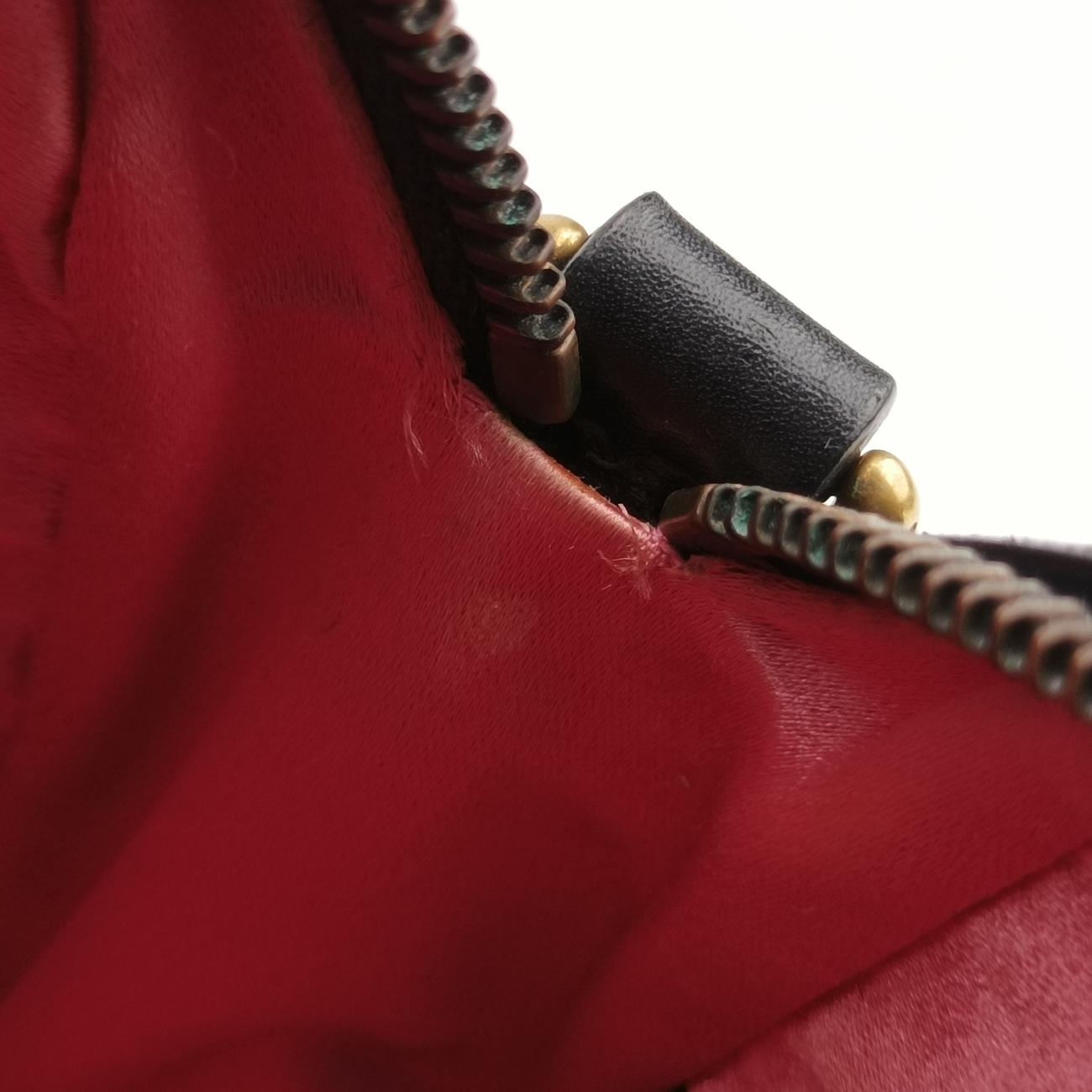 GG MarmontBlack×whiteLeather448065C021215570GGマーモントブラック×ホワイトレザー448065C021215570