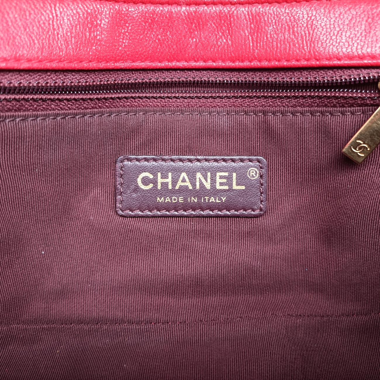 Mademoiselle turn lockRedlambskinA9308323094026マドモアゼル ターンロックレッドラムスキンA9308323094026