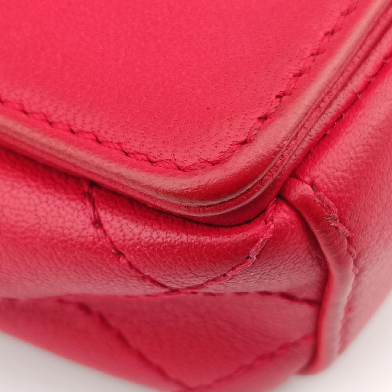 Mademoiselle turn lockRedlambskinA9308323094026マドモアゼル ターンロックレッドラムスキンA9308323094026