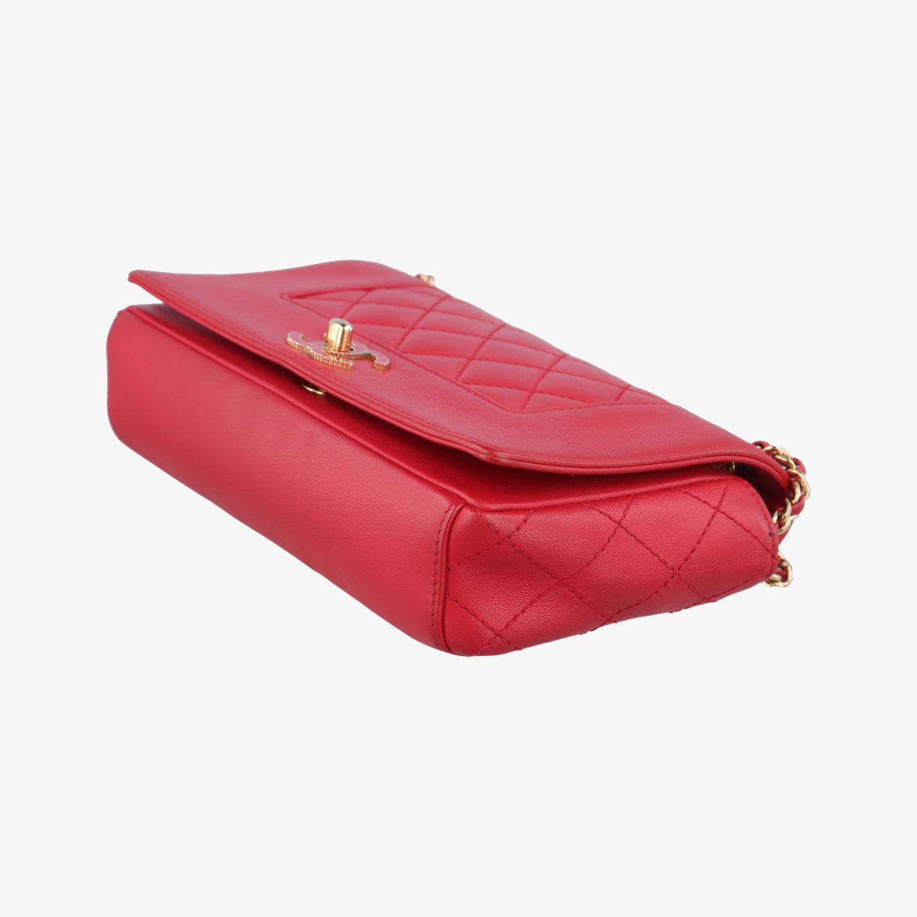 Mademoiselle turn lockRedlambskinA9308323094026マドモアゼル ターンロックレッドラムスキンA9308323094026