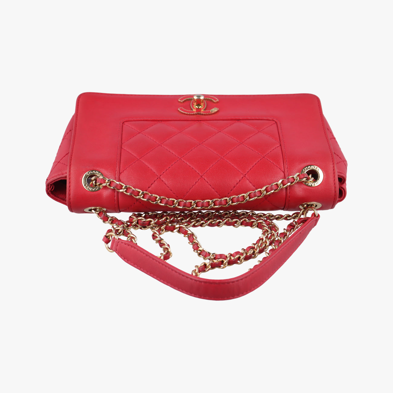 Mademoiselle turn lockRedlambskinA9308323094026マドモアゼル ターンロックレッドラムスキンA9308323094026