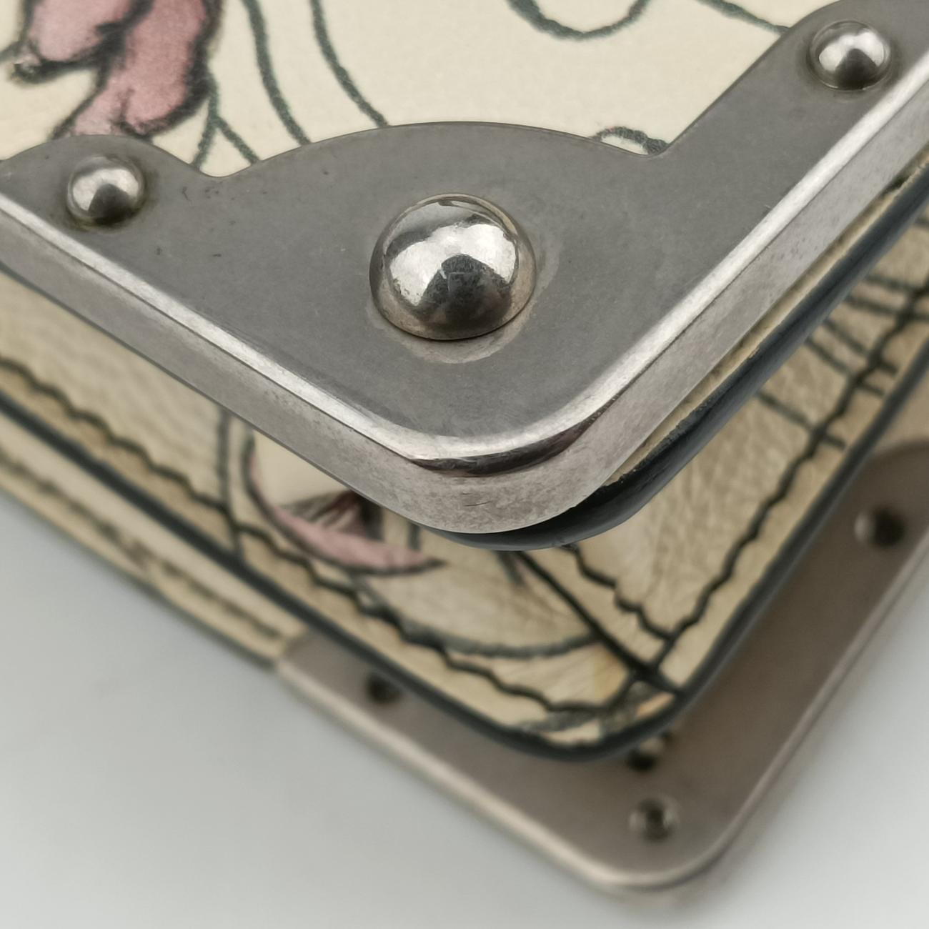 Rabbit printMulticolourLeather25ラビットプリントマルチカラーレザー25