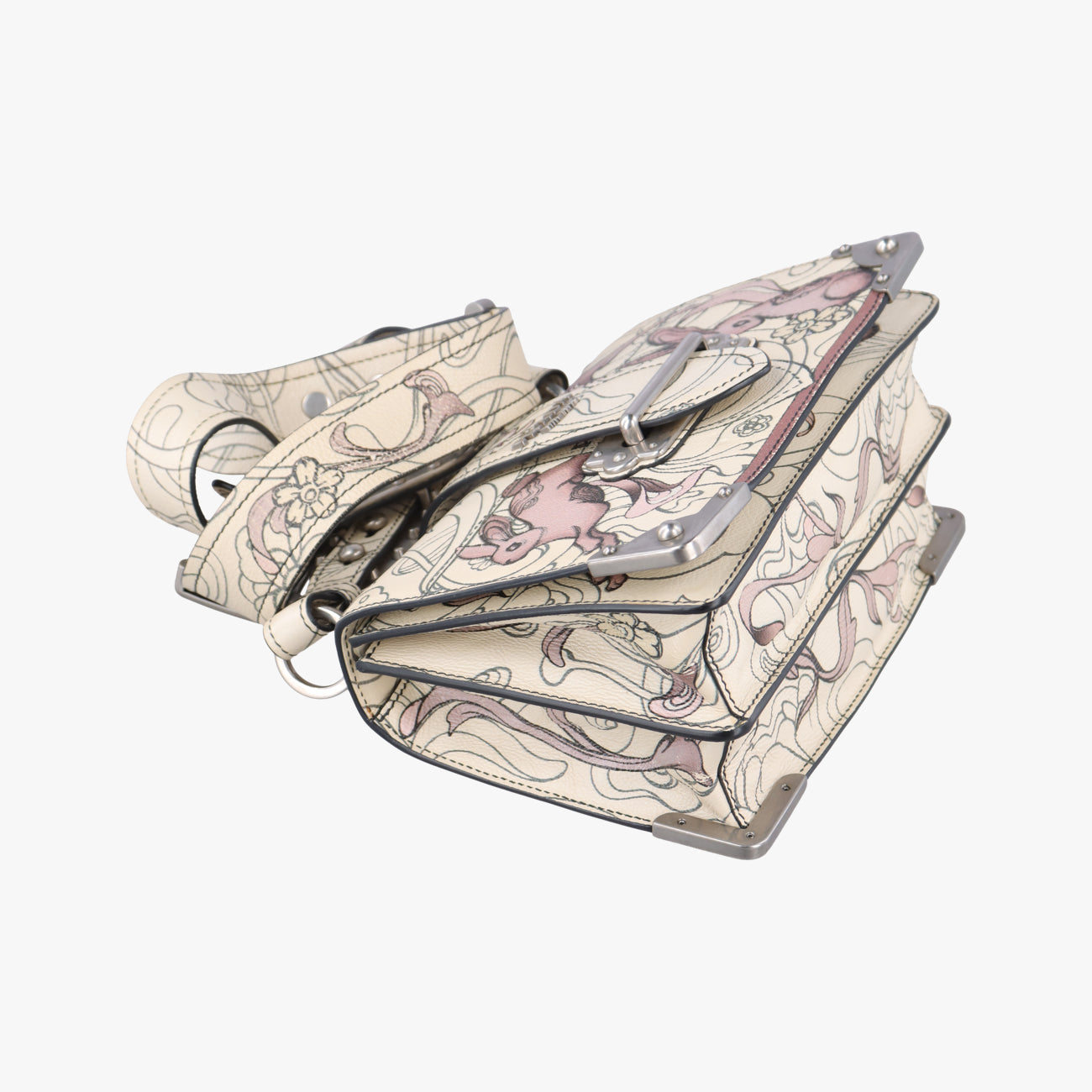 Rabbit printMulticolourLeather25ラビットプリントマルチカラーレザー25