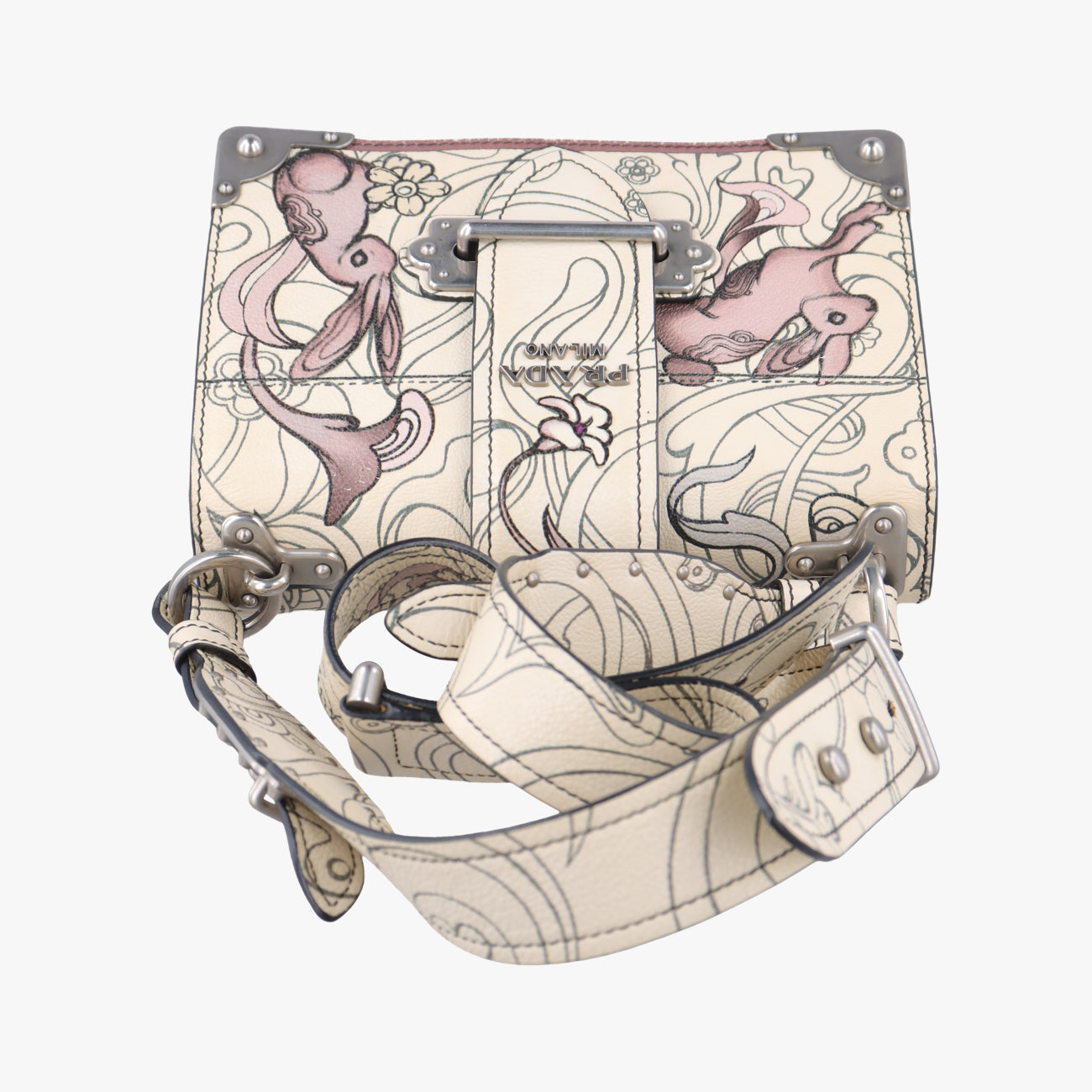 Rabbit printMulticolourLeather25ラビットプリントマルチカラーレザー25