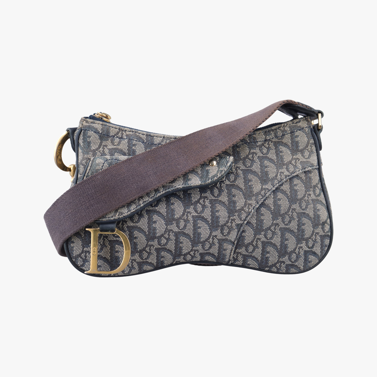 Trotter Double SaddleGrey×NavyJacquard01 RU 0134トロッター ダブル サドルグレー×ネイビージャガード01 RU 0134