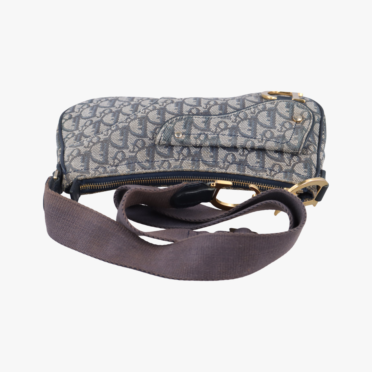 Trotter Double SaddleGrey×NavyJacquard01 RU 0134トロッター ダブル サドルグレー×ネイビージャガード01 RU 0134