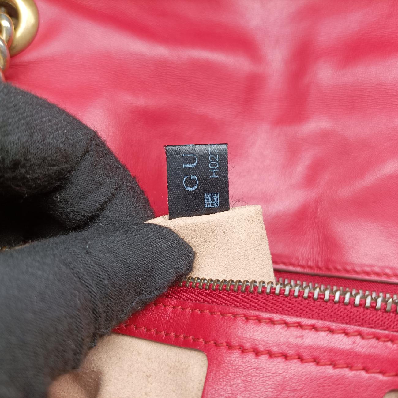 GG MarmontRedLeather443497H027650138GGマーモントレッドレザー443497H027650138