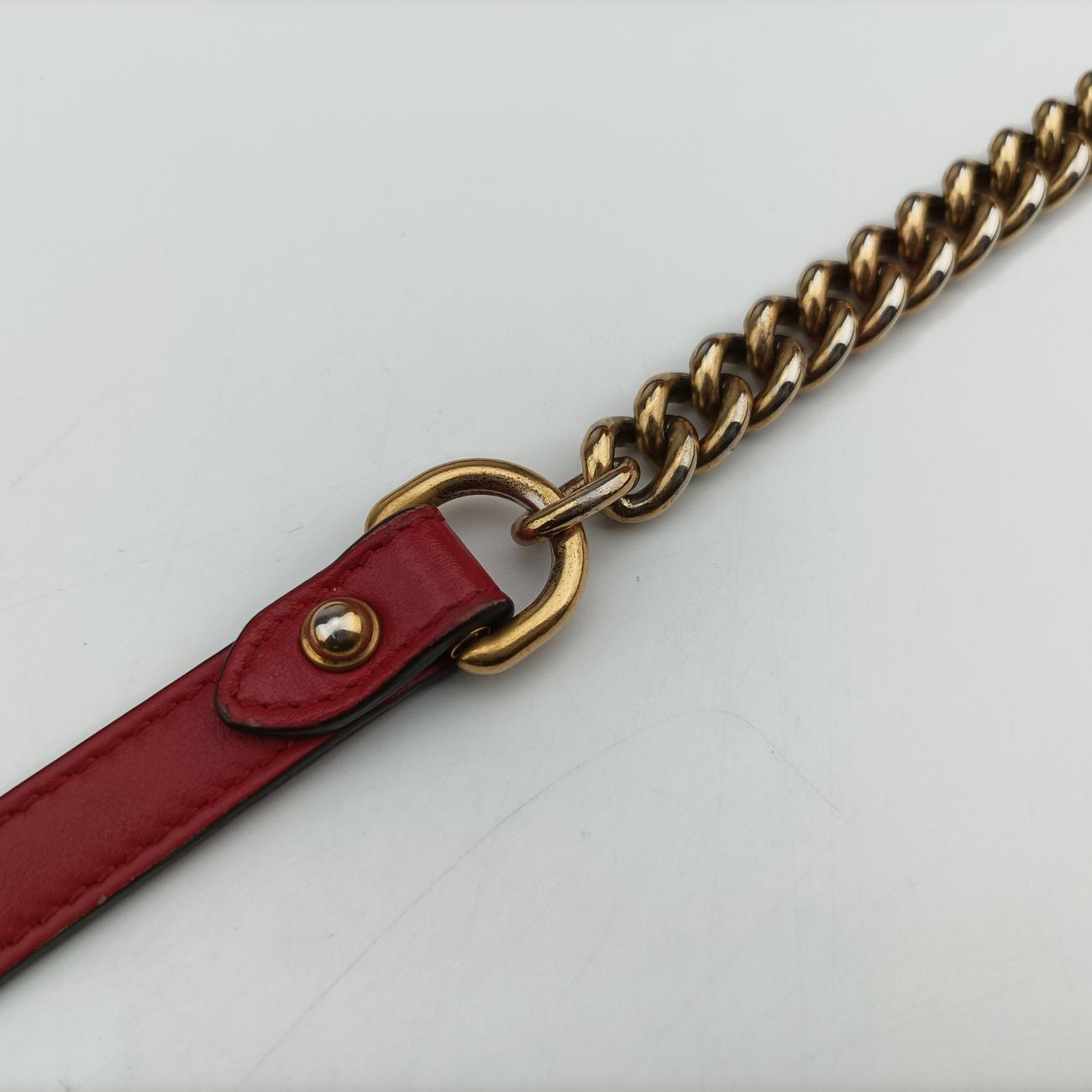 GG MarmontRedLeather443497H027650138GGマーモントレッドレザー443497H027650138