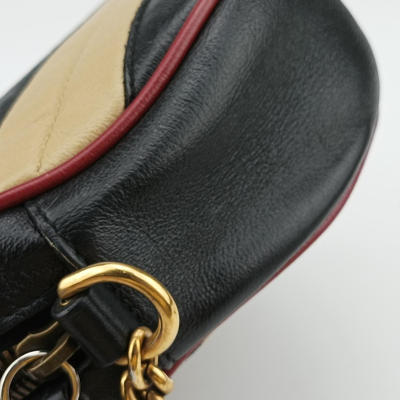 GG MarmontBlack x Beige x RedLeather550154C028971545GGマーモントブラック×ベージュ×レッドレザー550154C028971545