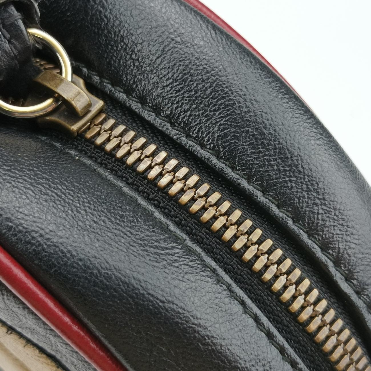 GG MarmontBlack x Beige x RedLeather550154C028971545GGマーモントブラック×ベージュ×レッドレザー550154C028971545