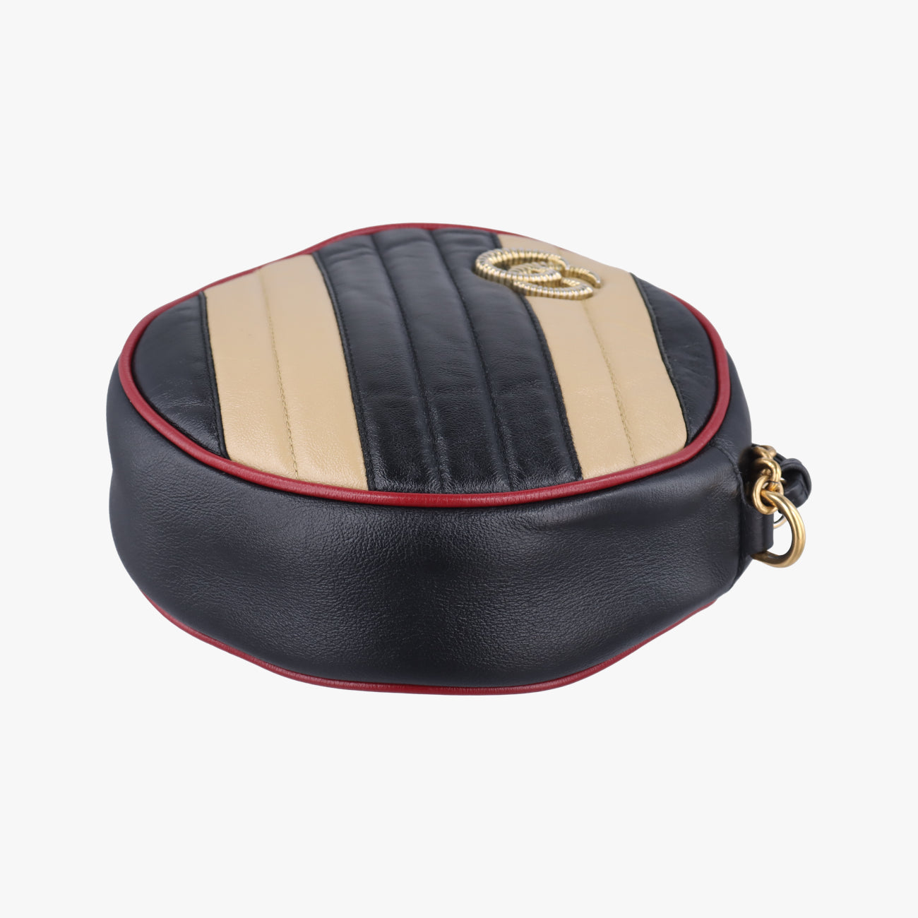 GG MarmontBlack x Beige x RedLeather550154C028971545GGマーモントブラック×ベージュ×レッドレザー550154C028971545