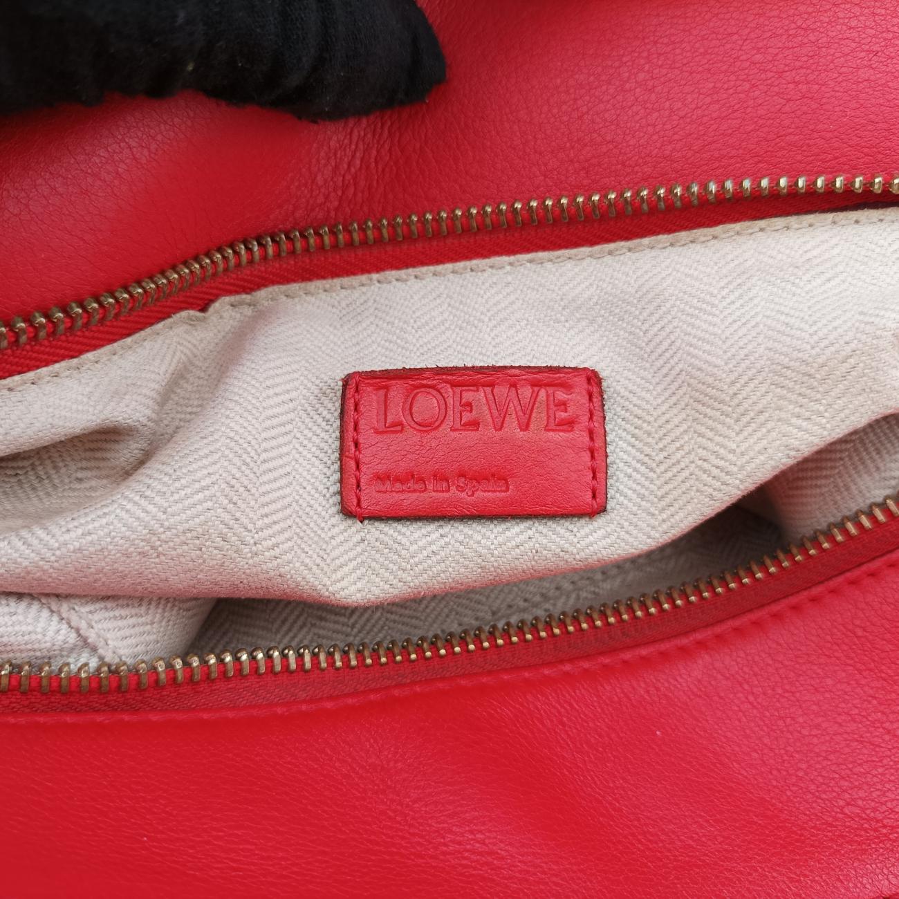 Puzzle Bag MediumRedLeather051605パズルバッグ ミディアムレッドレザー051605