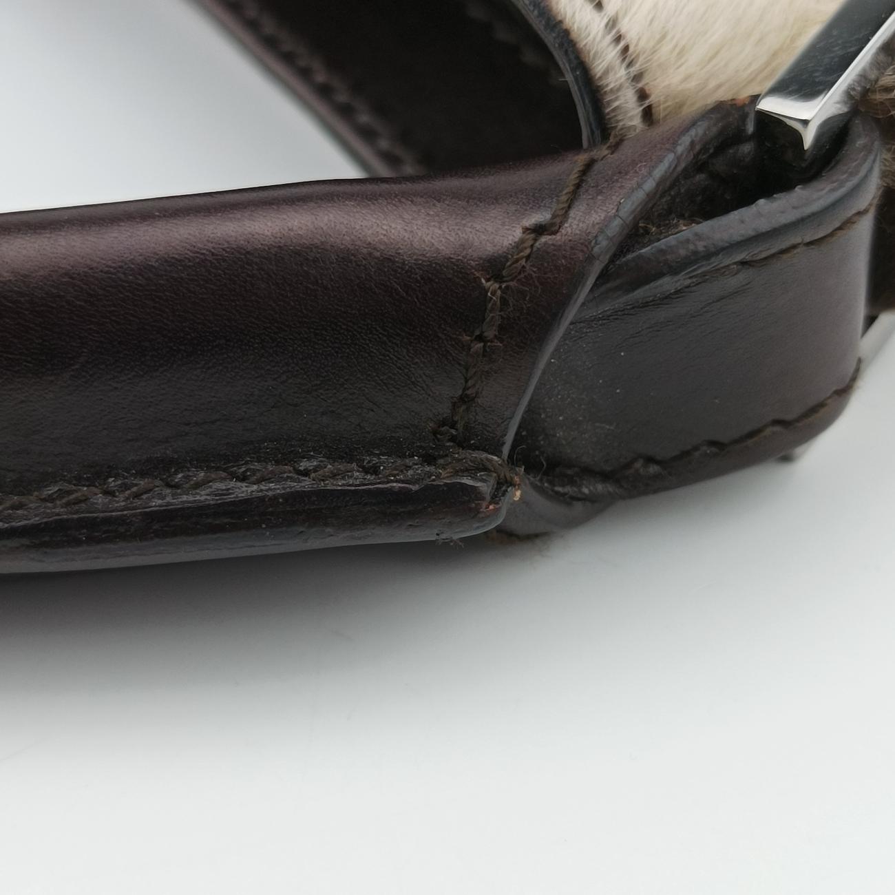 Cow Print  Corset HoboBrown×WhitePonyhair03BM-0044牛柄コルセットホーボーブラウン×ホワイトハラコ 03BM-0044