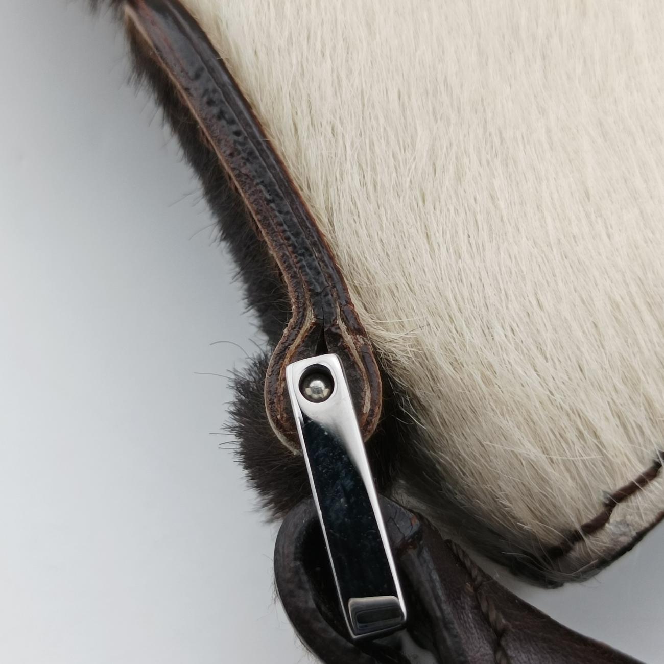 Cow Print  Corset HoboBrown×WhitePonyhair03BM-0044牛柄コルセットホーボーブラウン×ホワイトハラコ 03BM-0044