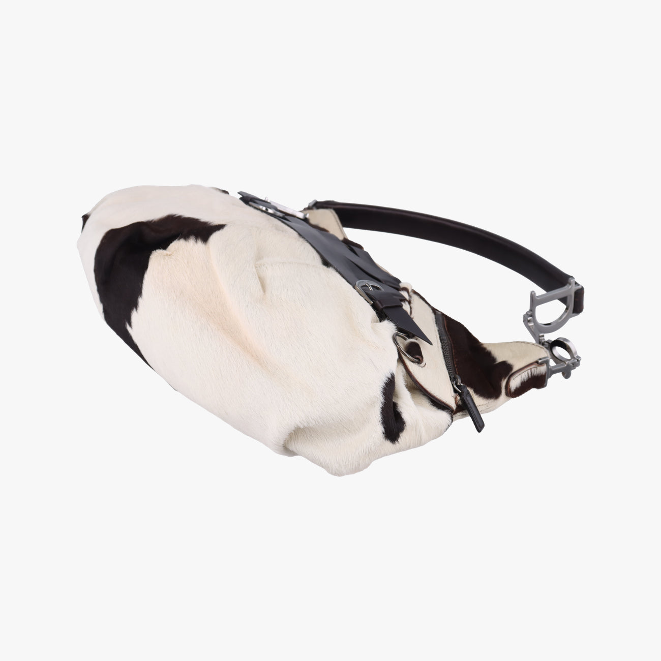 Cow Print  Corset HoboBrown×WhitePonyhair03BM-0044牛柄コルセットホーボーブラウン×ホワイトハラコ 03BM-0044