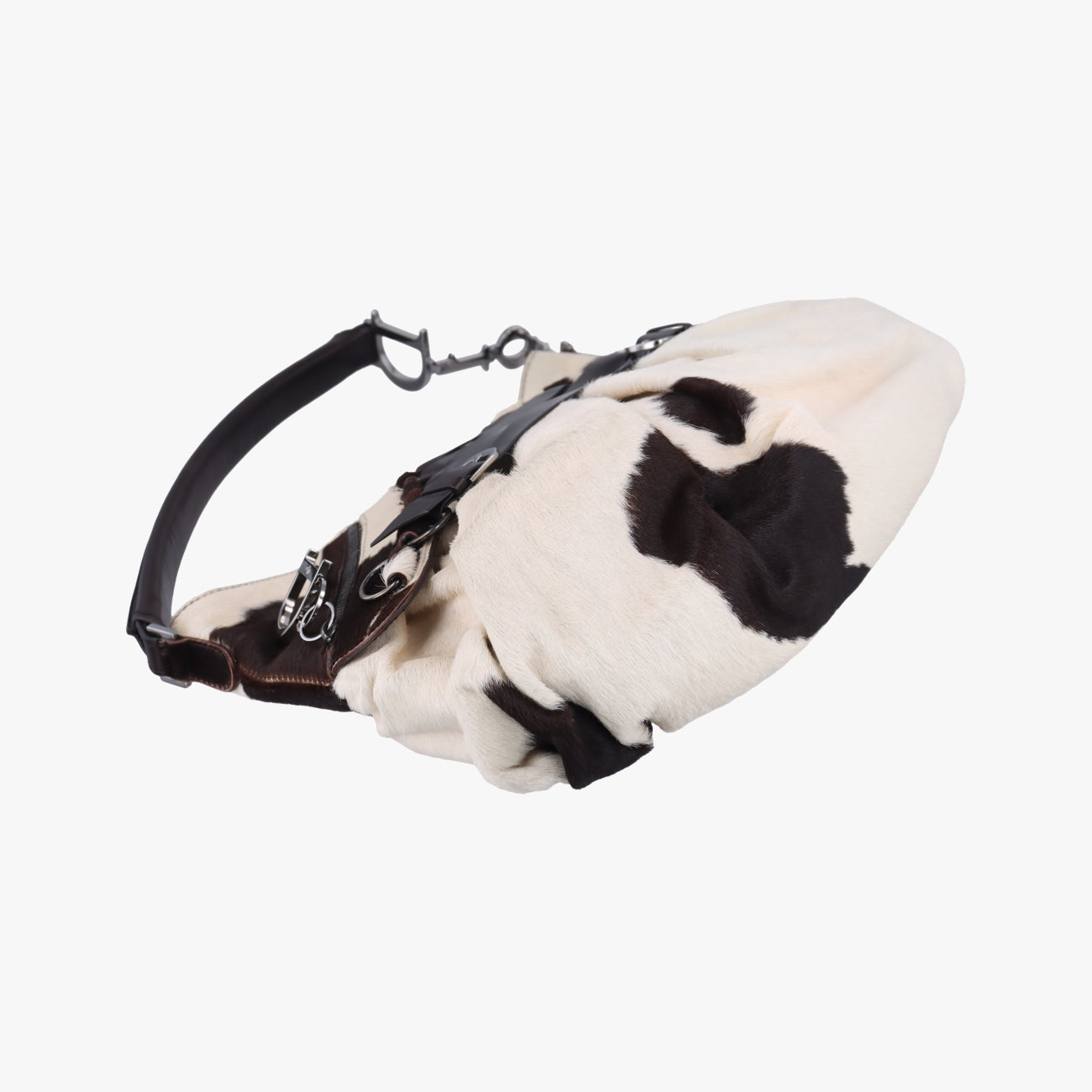 Cow Print  Corset HoboBrown×WhitePonyhair03BM-0044牛柄コルセットホーボーブラウン×ホワイトハラコ 03BM-0044