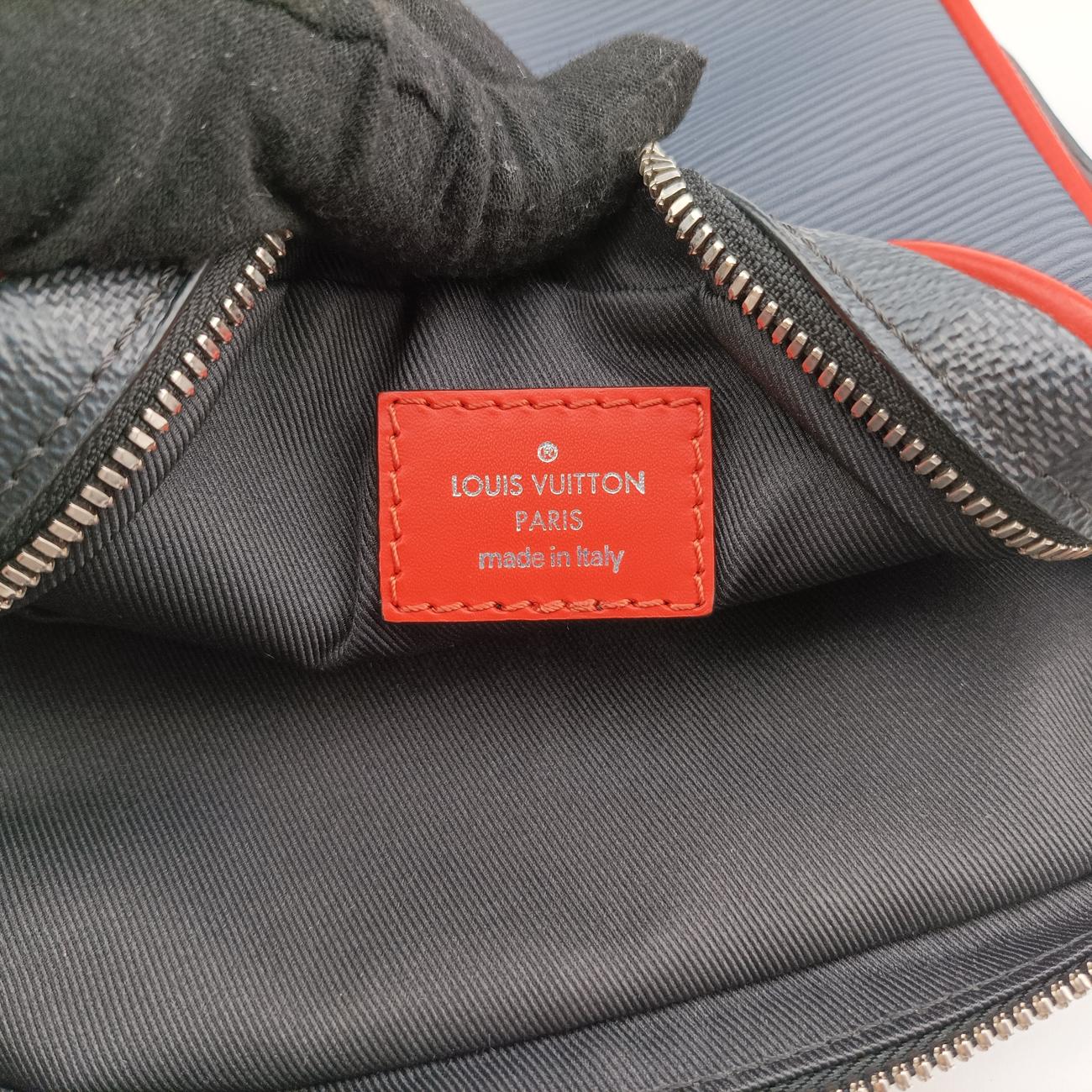 DANUBE SLIM PM NMNavy x Blue x NoirEpi×DAMIER GRAPHITEM51460FO3118 ICチップダヌーブスリムPM NMネイビー×ブルー×ノワールエピ×ダミエグラフィットM51460FO3118 ICチップ