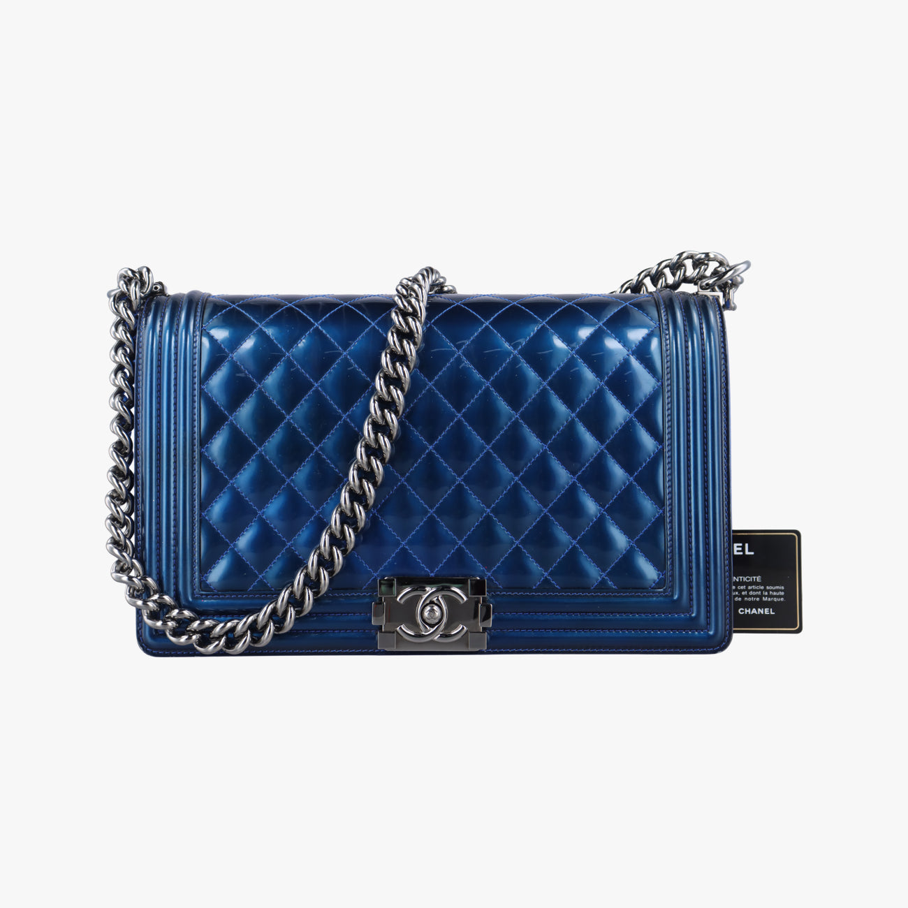 BOY CHANELBluePatentA9219319429673ボーイシャネルブルーパテントA9219319429673