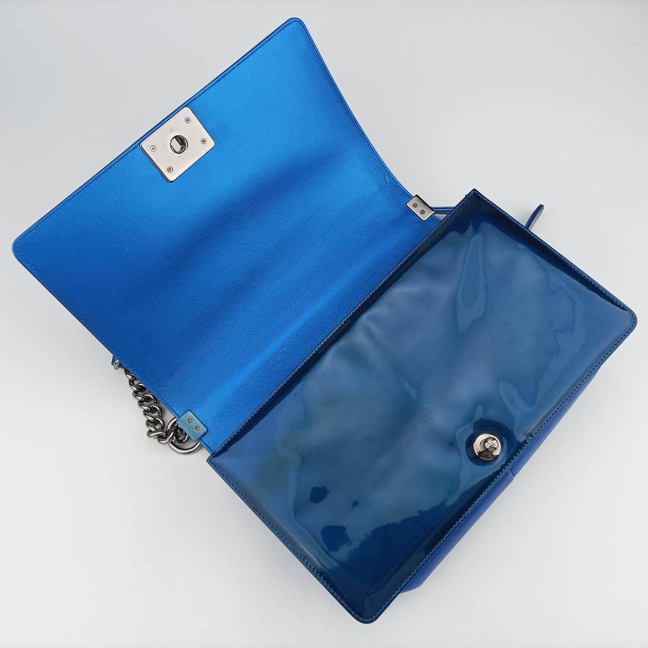 BOY CHANELBluePatentA9219319429673ボーイシャネルブルーパテントA9219319429673