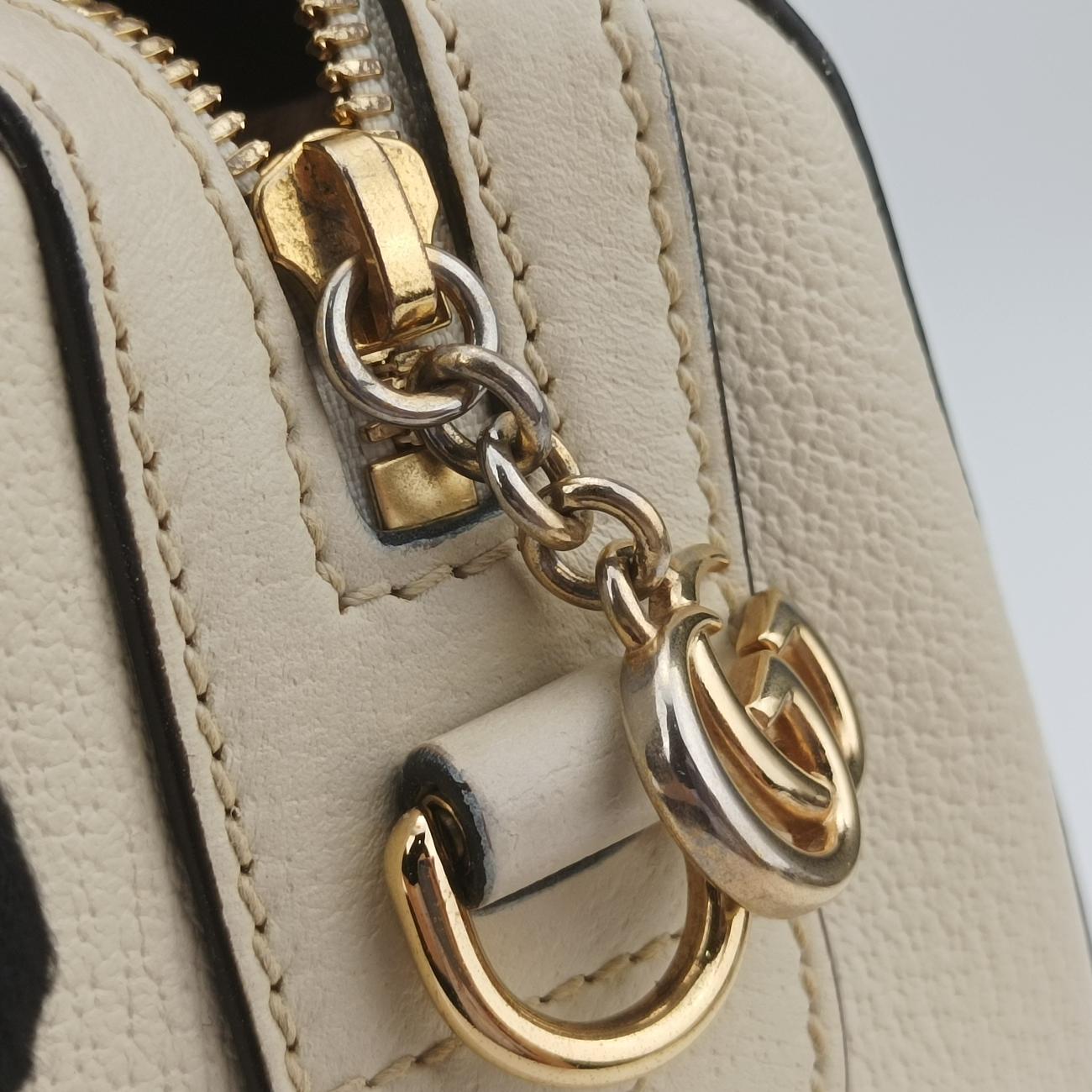 Ophidia GG SmallWhite×Black×RedLeather524532G028155339オフィディア GG スモールホワイト×ブラック×レッドレザー524532G028155339