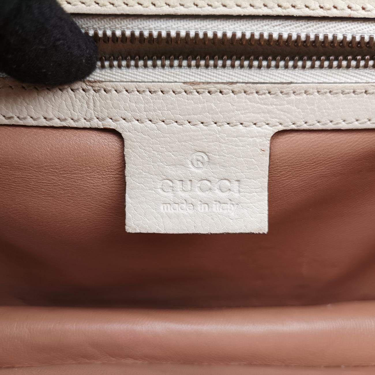 BrocheWhitexMulticolorLeather466433I021988061Brocheブロシュホワイトxマルチカラーレザー466433I021988061