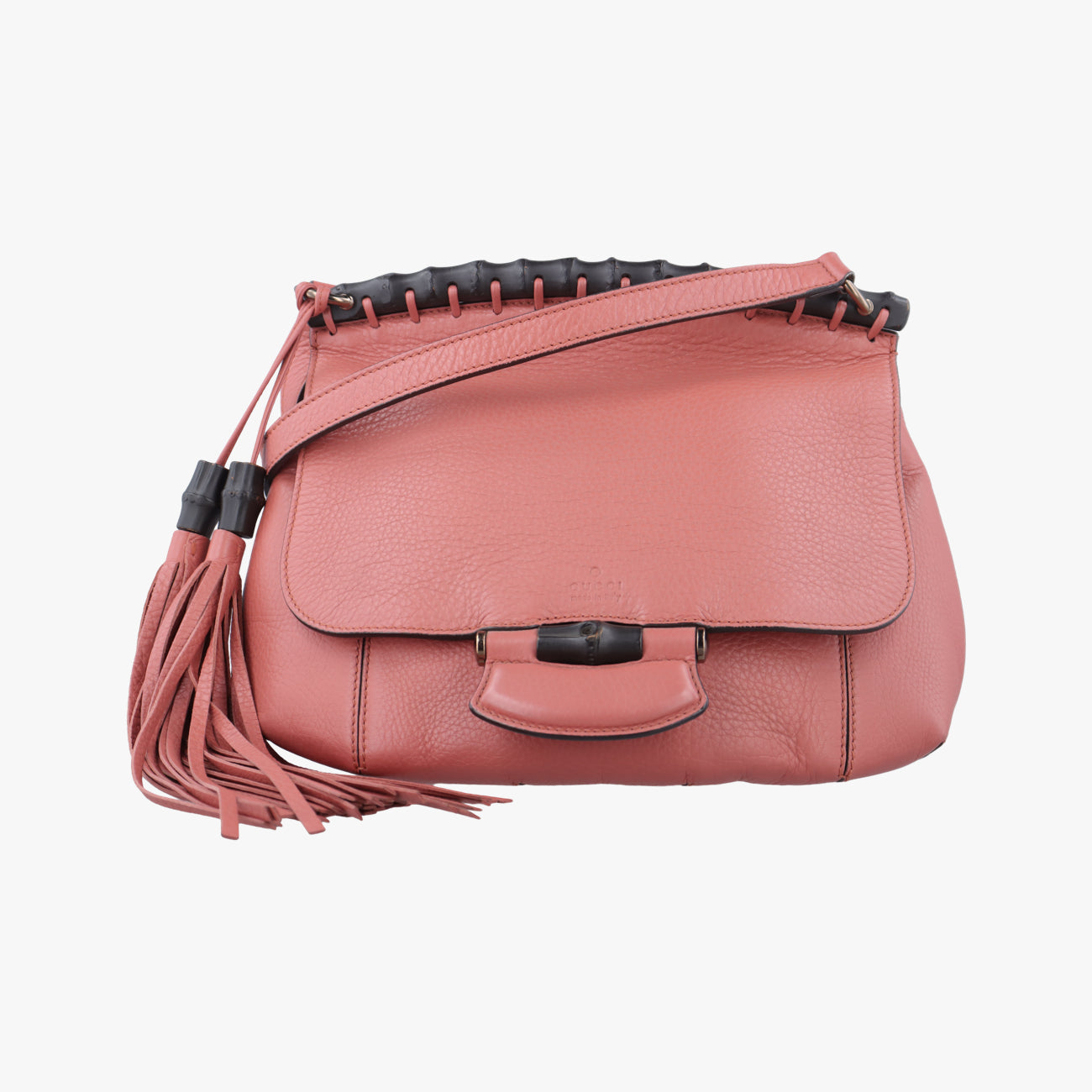 BAMBOO Nouveau Fringe TasselPinkLeather52504B015866241バンブー ヌーボー フリンジ タッセルピンクレザー52504B015866241