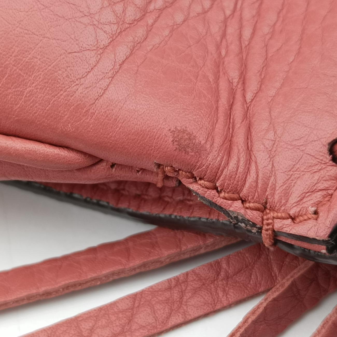 BAMBOO Nouveau Fringe TasselPinkLeather52504B015866241バンブー ヌーボー フリンジ タッセルピンクレザー52504B015866241