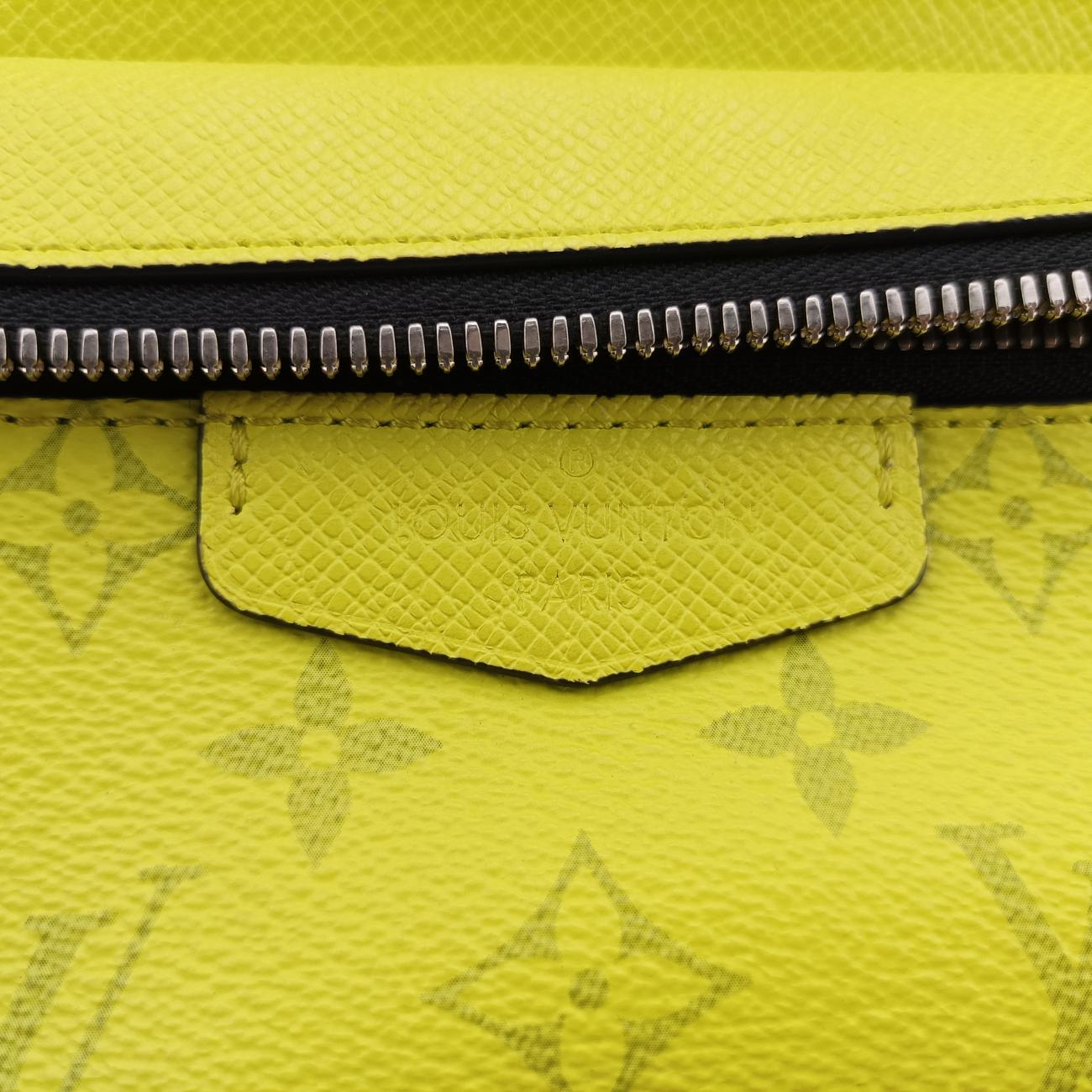 Taiga Rama Bum Bag OutdoorJauneTaiga Leather/Monogram EclipseM30251FO2159 ICチップタイガラマ バムバッグアウトドアジョーヌタイガ レザー/モノグラム エクリプスM30251FO2159 ICチップ