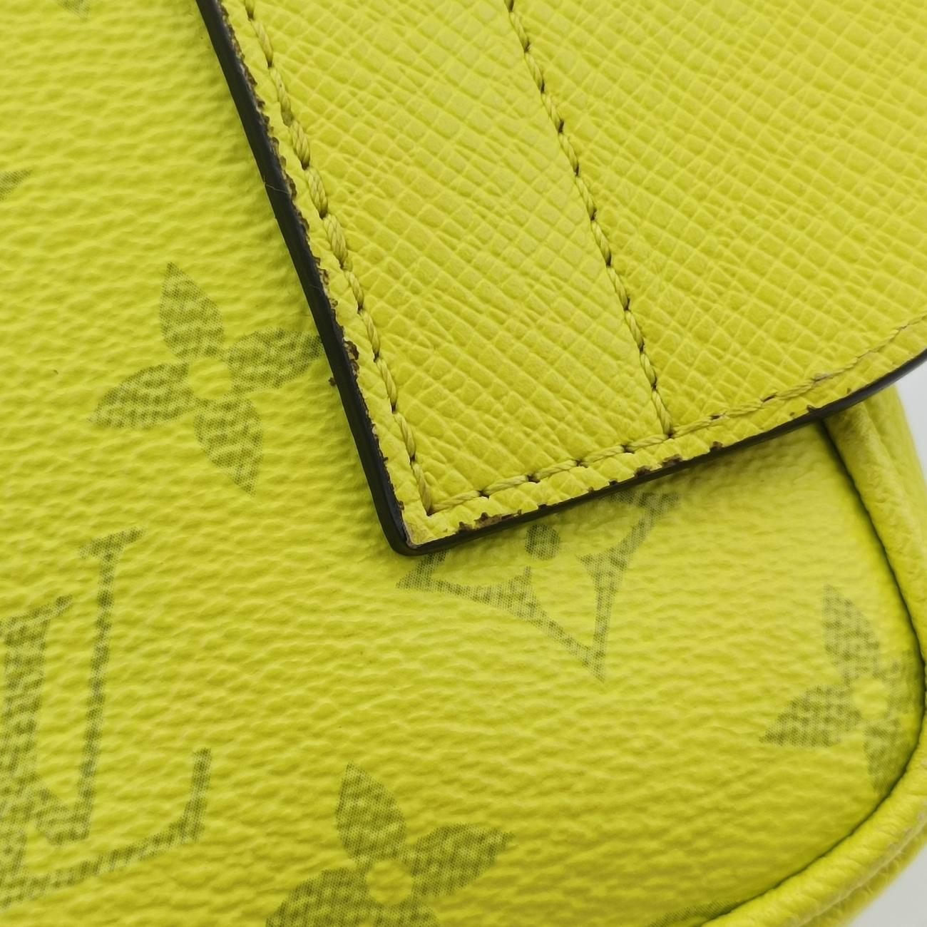 Taiga Rama Bum Bag OutdoorJauneTaiga Leather/Monogram EclipseM30251FO2159 ICチップタイガラマ バムバッグアウトドアジョーヌタイガ レザー/モノグラム エクリプスM30251FO2159 ICチップ