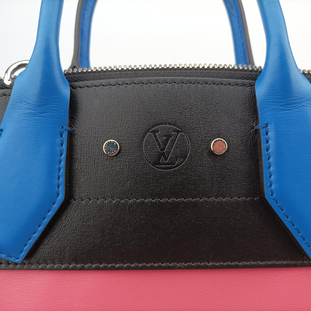 City Steamer PMBlack x Pink x BlueLeatherM43025DU4136シティ スティーマーPMブラック×ピンク×ブルーレザーM43025DU4136