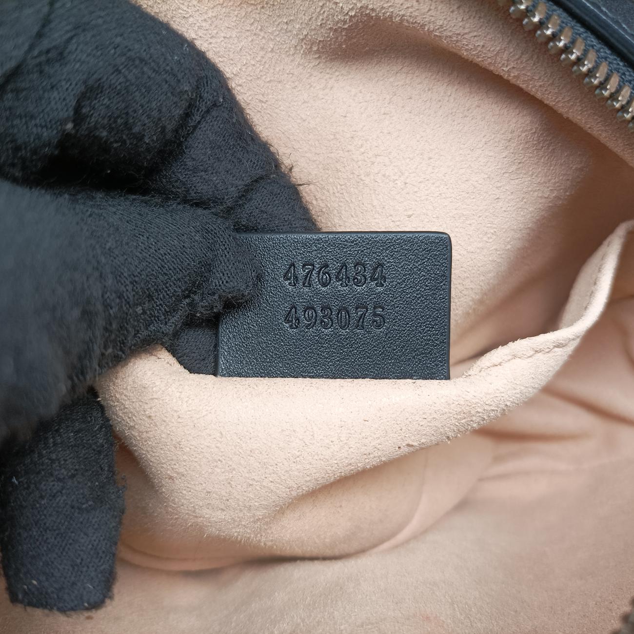 GG MarmontBlackLeather476434E025007695GGマーモントブラックレザー476434E025007695