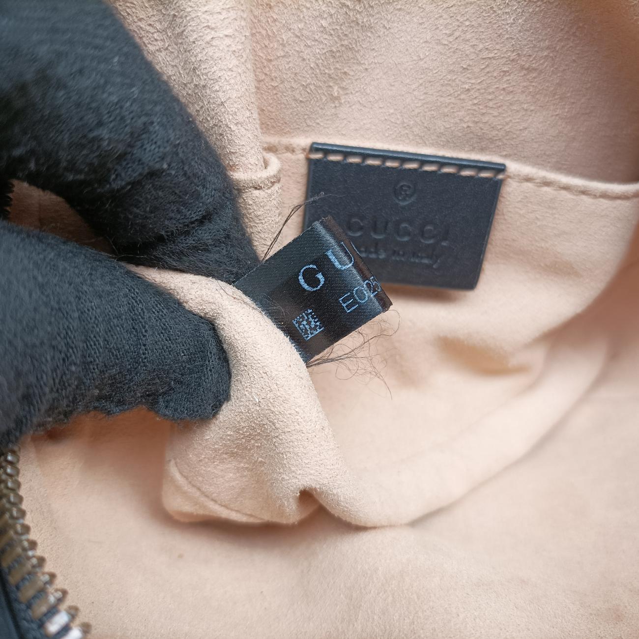 GG MarmontBlackLeather476434E025007695GGマーモントブラックレザー476434E025007695